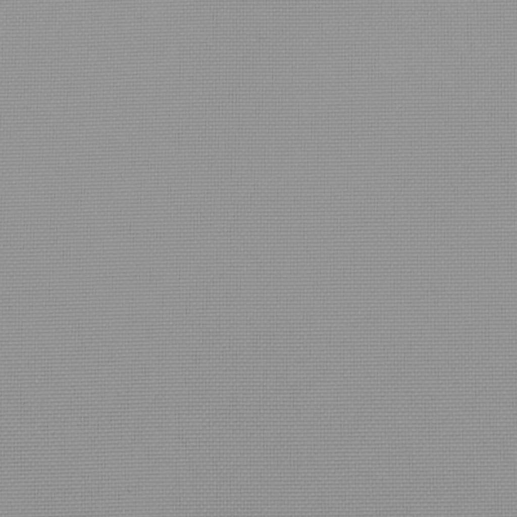 Chair Cushion Set of 4 Grey Oxford fabric (100% polyester)