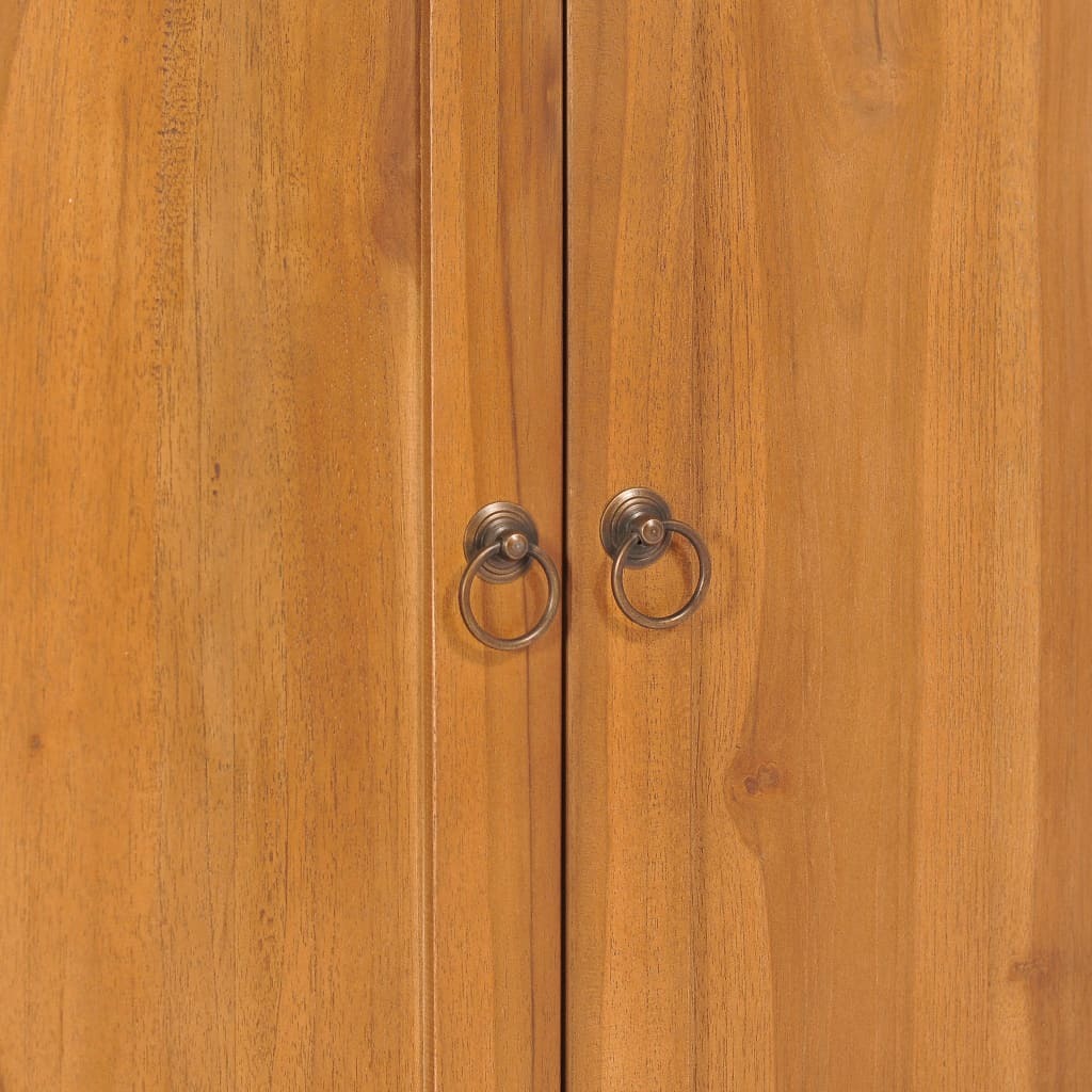 Cabinet With Yin Yang Shelf Natural Teak