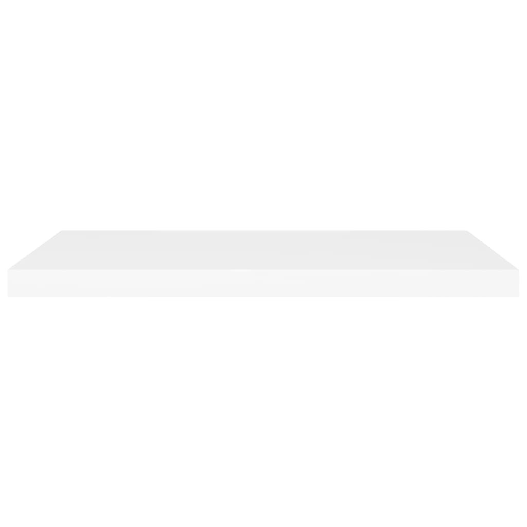 Wall Shelf White Honeycomb MDF, metal 31.5 x 9.3 x 1.5 in