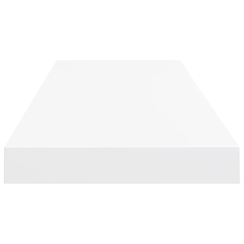 Wall Shelf White Honeycomb MDF, metal 31.5 x 9.3 x 1.5 in