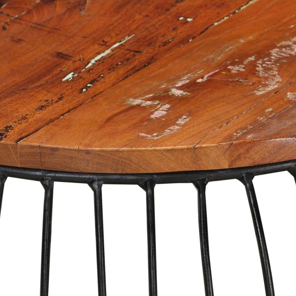 Coffee Table Multicolor Solid reclaimed wood, powder-coated iron