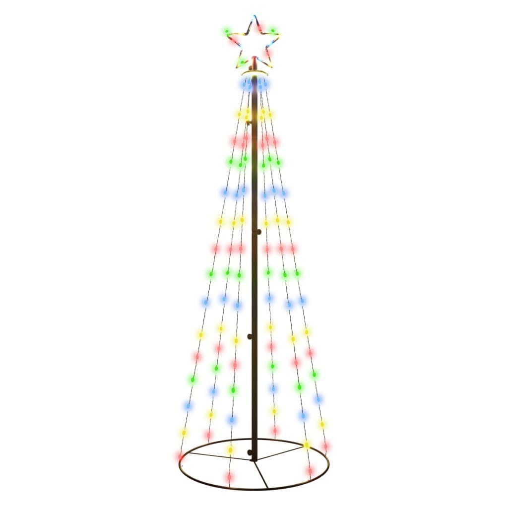 Christmas Cone Tree Multicolor Powder-coated steel, Copper, PVC