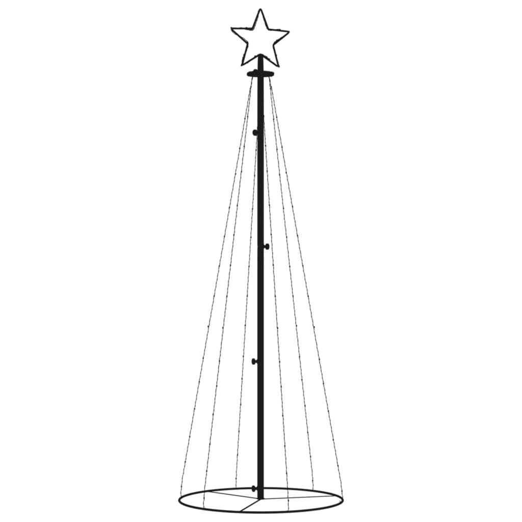 Christmas Cone Tree Multicolor Powder-coated steel, Copper, PVC