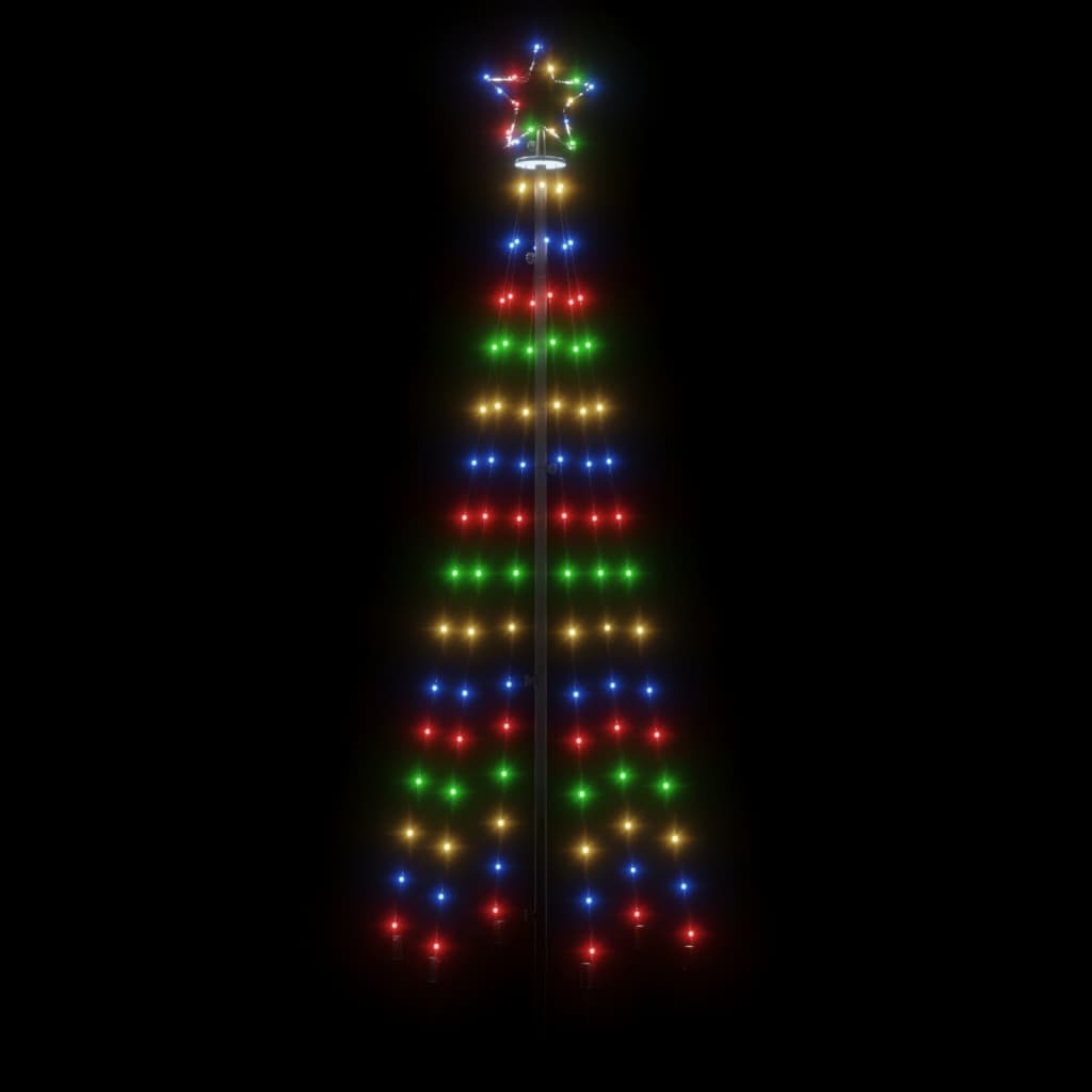 Christmas Cone Tree Multicolor Powder-coated steel, Copper, PVC