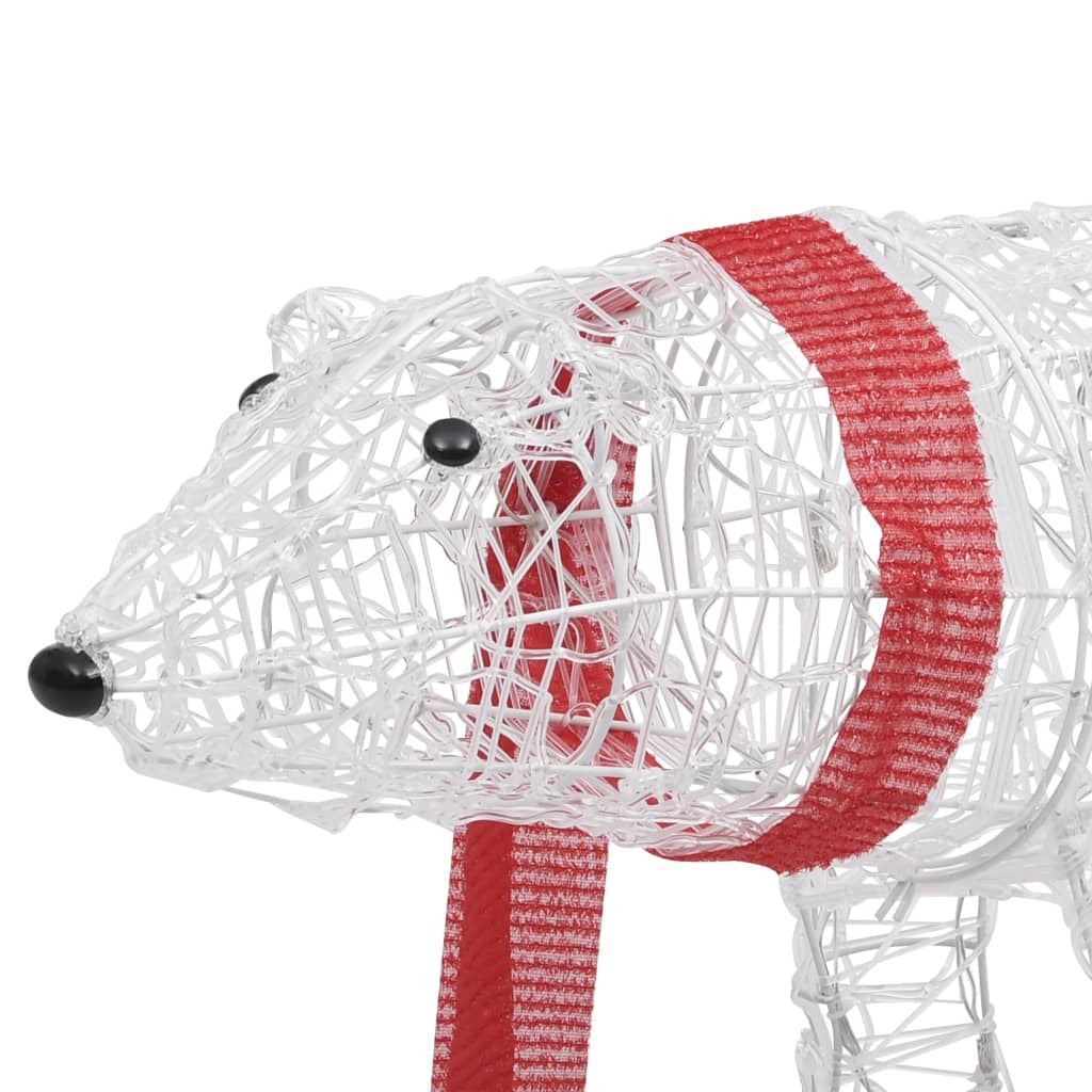 Christmas Decoration Cool White Acrylic Medium
