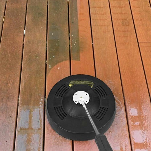 3000psi 16 Inch Pressure Washer Surface Cleaner Attachment - Color: Black