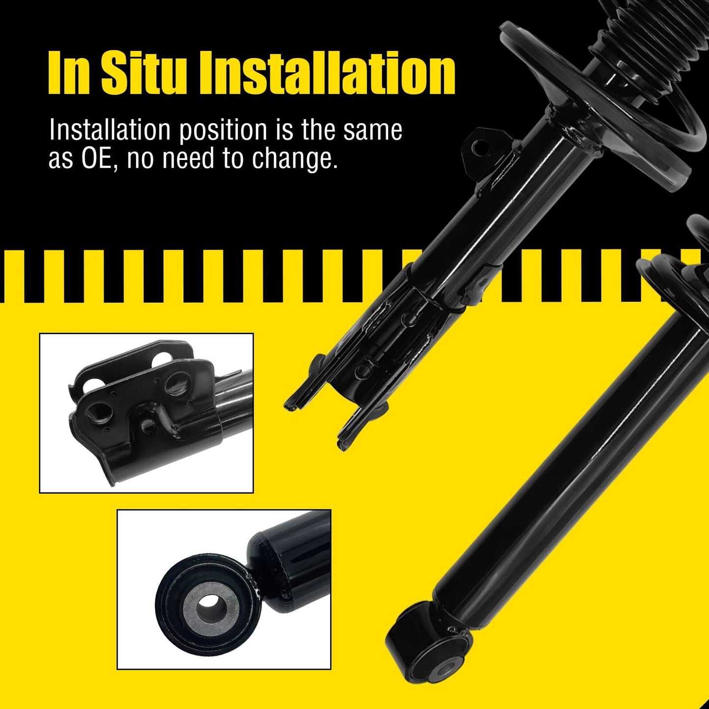 US GARVEE Front Pair Complete Strut Spring Assembly Compatible for 2008-2010 Scion xD - 13071 13072