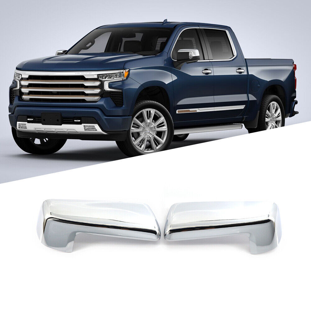 1 Pair Mirror Caps Covers Caps Door Side Rearview Mirror Housing Exterior Accessories Compatible For 1500 2500 3500 Replaces 84469252 84328137 84612941 black