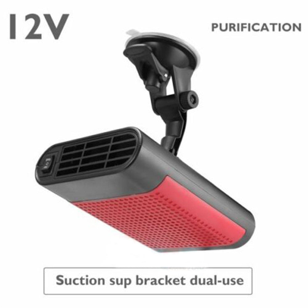 12v 150W Car Air Heater Fast Hot Warm Air Blower Quick Heating Windshield Defroster Demister Defogger black red