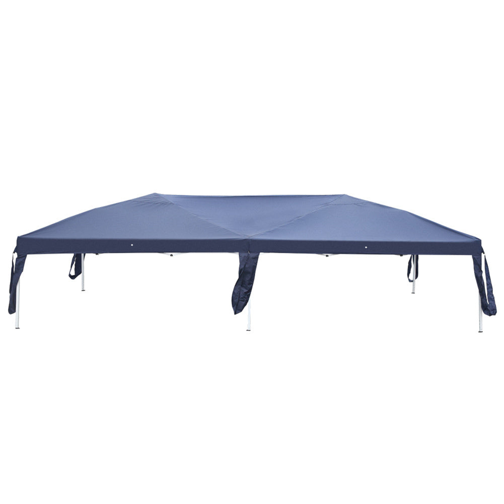 US Outdoor Folding Tent Adjustable Height Camping Waterproof Sun Shelter Tent 3 x 6m Blue