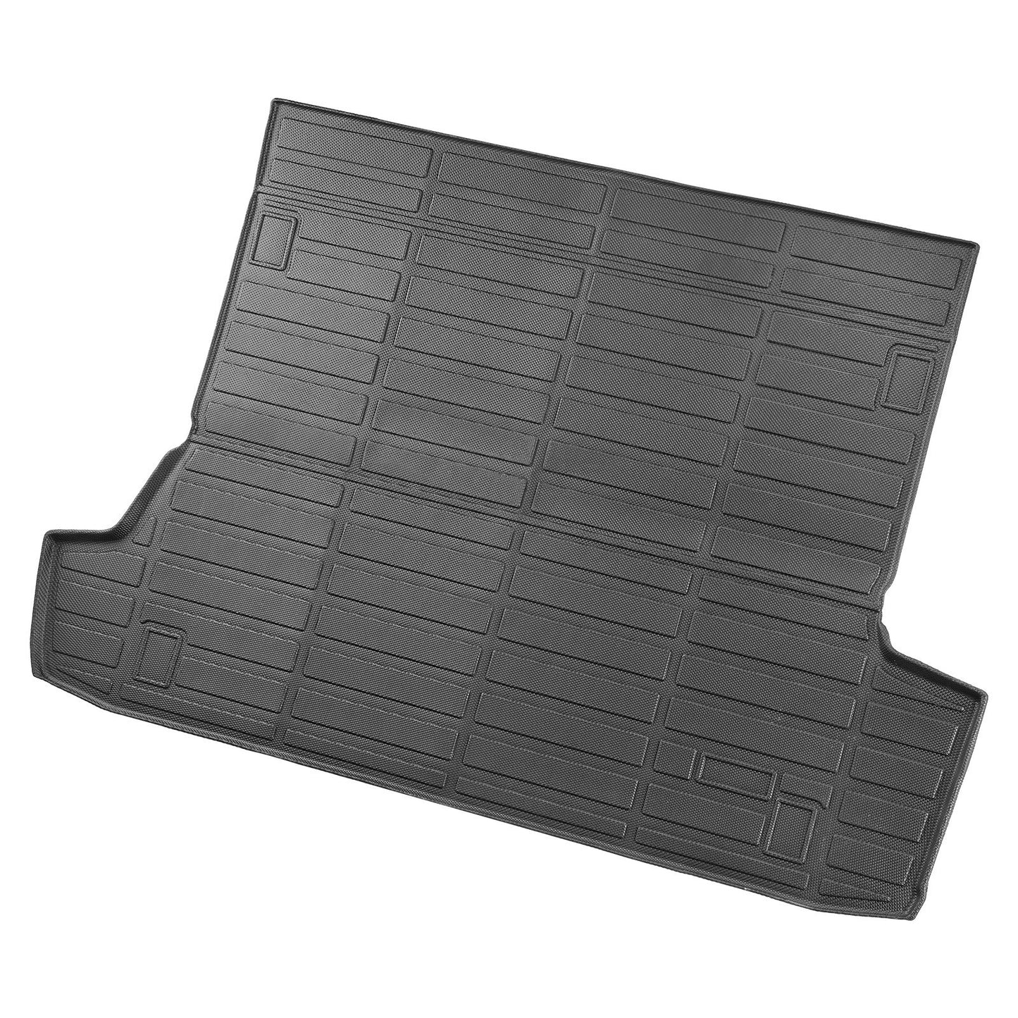 VEVOR Cargo Mat Compatible with Toyota 4Runner 7 Seater 2010-2024 without Sliding Tray, Precise Fit Trunk Mat for SUVs, TPE Trunk Protector Replacement, Black (1PCS)