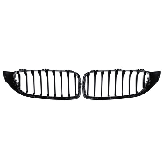Car Gloss Black Kidney Grill Grille For BMW 4 Series F32 F33 F36 F82 Models Coupe
