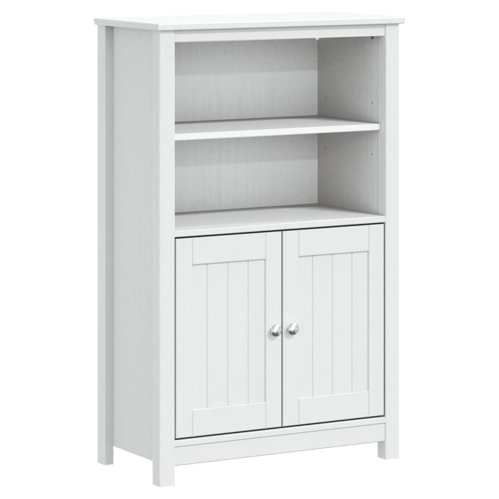 Bathroom Furniture Set White Solid pine wood Medium
