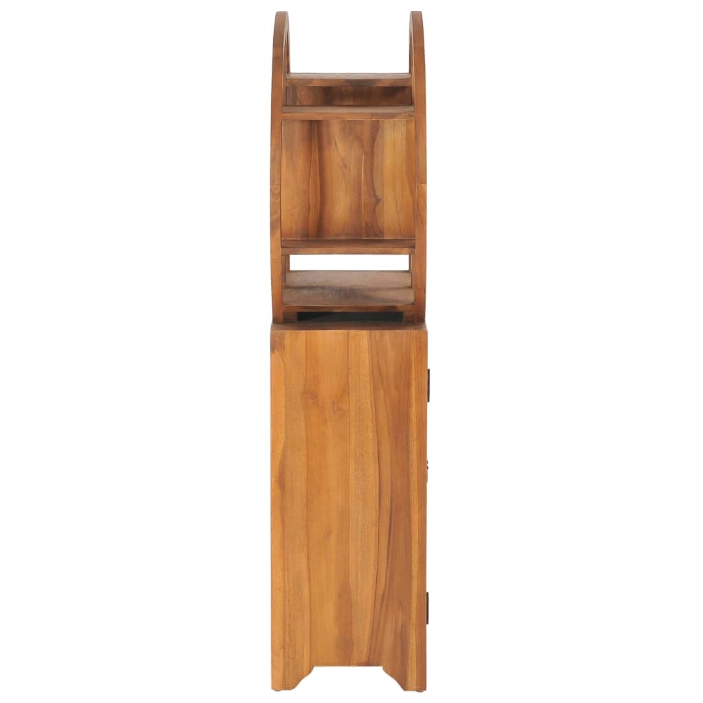 Cabinet With Yin Yang Shelf Natural Teak