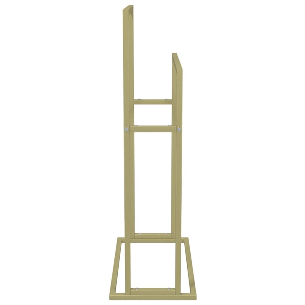 Towel Rack Gold Iron Medium Towel Rack Rectangular Modern