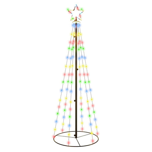 Christmas Cone Tree Multicolor Powder-coated steel, Copper, PVC