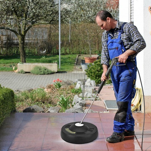 3000psi 16 Inch Pressure Washer Surface Cleaner Attachment - Color: Black