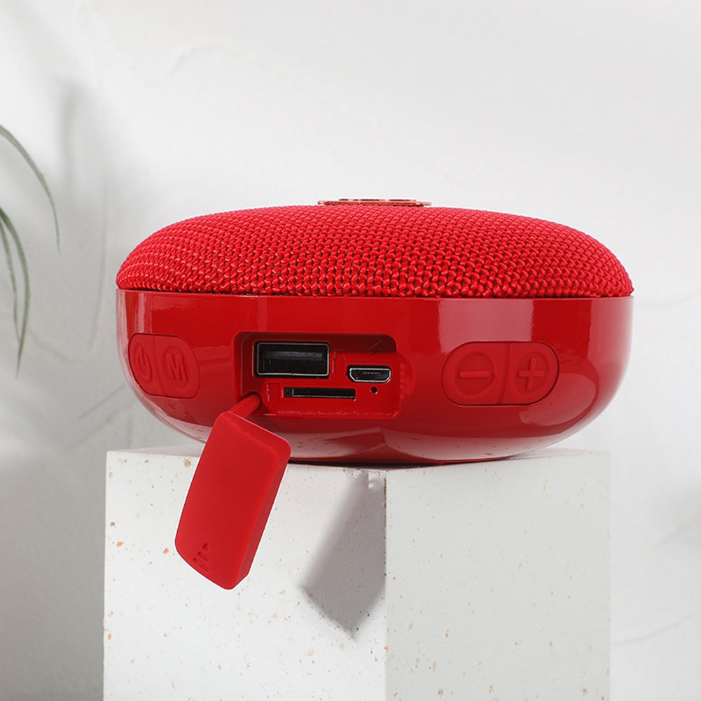TG352 Portable Wireless Speaker 360 HD Surround Stereo Sound With Strong Bass Waterproof Speaker For Home Parties Activities grey