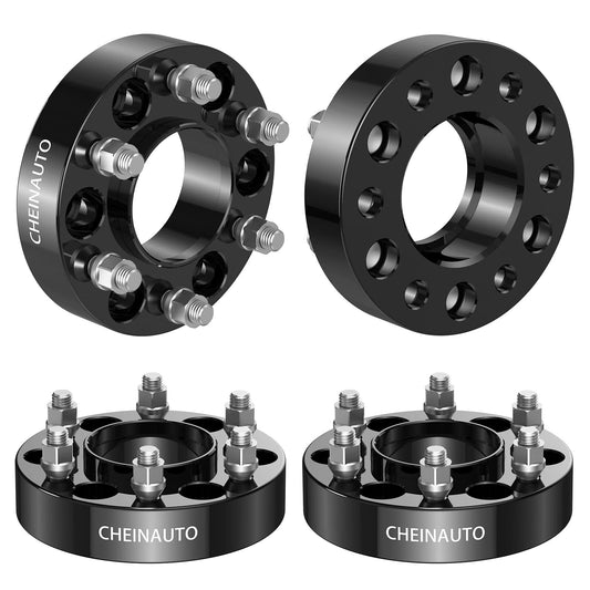 US CHEINAUTO 6x5.5 Wheel Spacers Compatible With Silverado 1500 2 Inch Forged Hub Centric M14x1.5