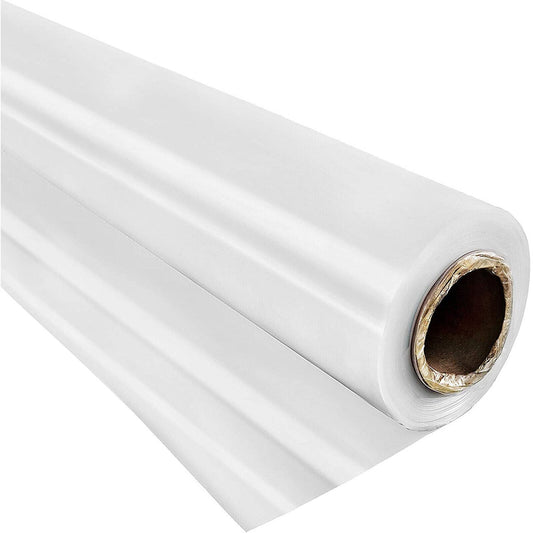 VEVOR Greenhouse Film 20 x 28 ft, Greenhouse Polyethylene Film 6 Mil Thickness, Greenhouse Plastic Greenhouse Clear Plastic Film UV Resistant, Polyethylene Film Keep Warming, Superior Strength