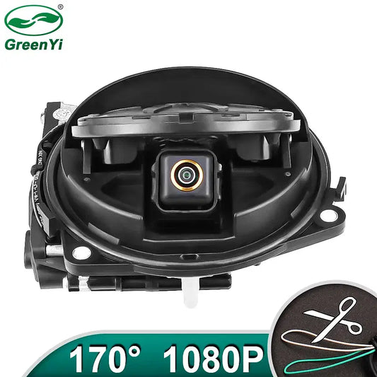 Color Name: Silver, Voltage: 6V - 170? AHD 1080P Flip Emblem Rear View Reverse Backup Camera For VW Golf 6/7/8 Polo CC Beetle Magotan B6 B7 B8 EOS T-roc Passat