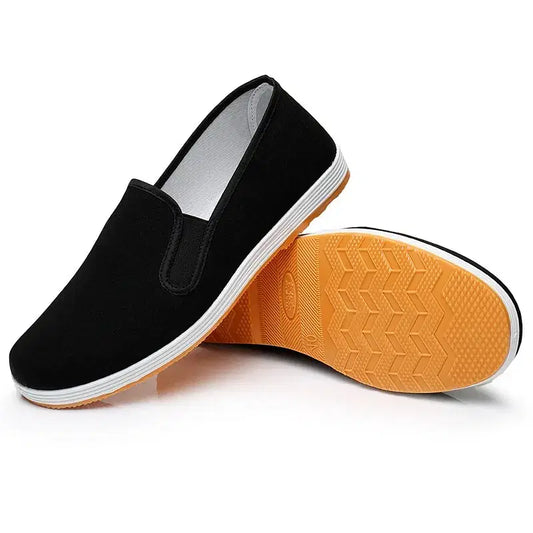 Color: Assorted, Shoe Size: 45 - Men's Traditional Chinese Kung Fu Cotton Cloth Shoes Tai-chi Martial Art Training Sneakers Breathable Wearable Sport Footwear