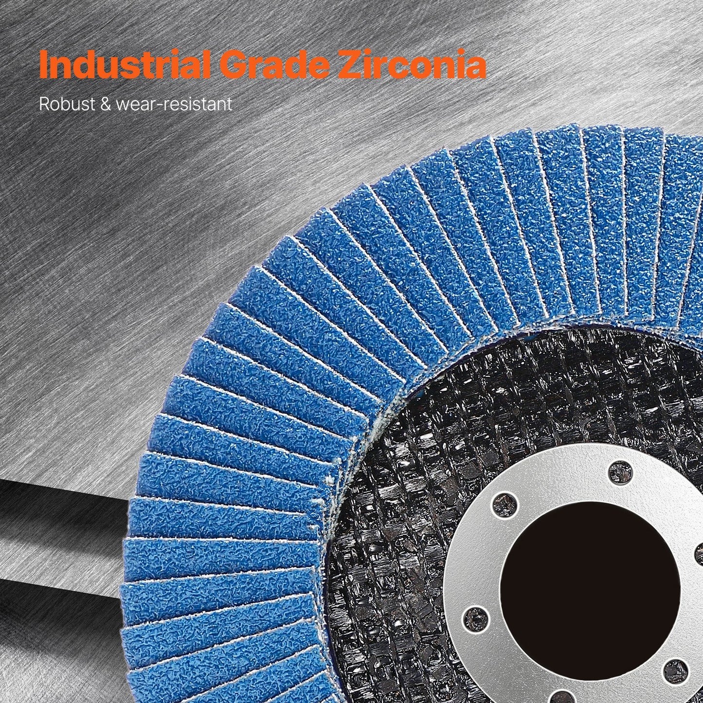 VEVOR Flap Discs Sanding Disc For Angle Grinder 40 Grit 10 Packs